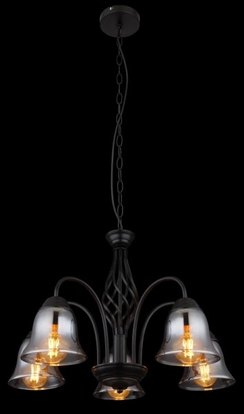 Globo 60298-5H - Lampadario a sospensione con catena GONNY 5xE27/60W/230V