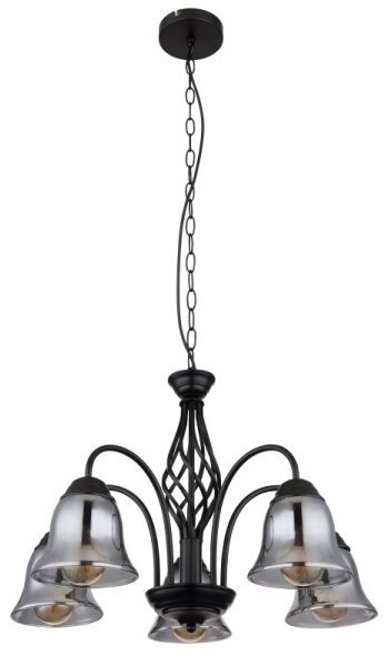 Globo 60298-5H - Lampadario a sospensione con catena GONNY 5xE27/60W/230V