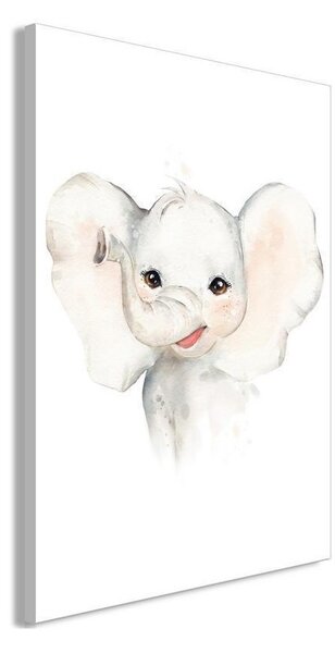 Quadro - Happy Elephant (1 Part) Vertical