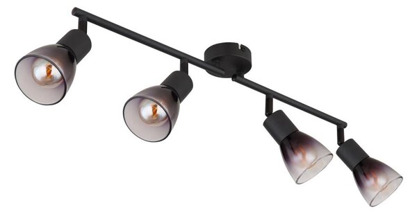 Globo 54312-4 - Faretto SATELLA 4xE14/25W/230V nero