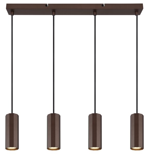 Globo 57919-4H - Lampadario a sospensione con filo JAMES 4xGU10/25W/230V