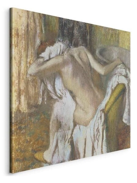 Quadro - Woman drying herself (Edgar Degas)