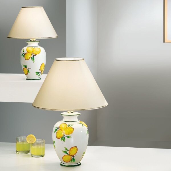 Kolarz 0014.70 - Lampada da tavolo GIARDINO 1xE27/100W/230V dm. 30 cm