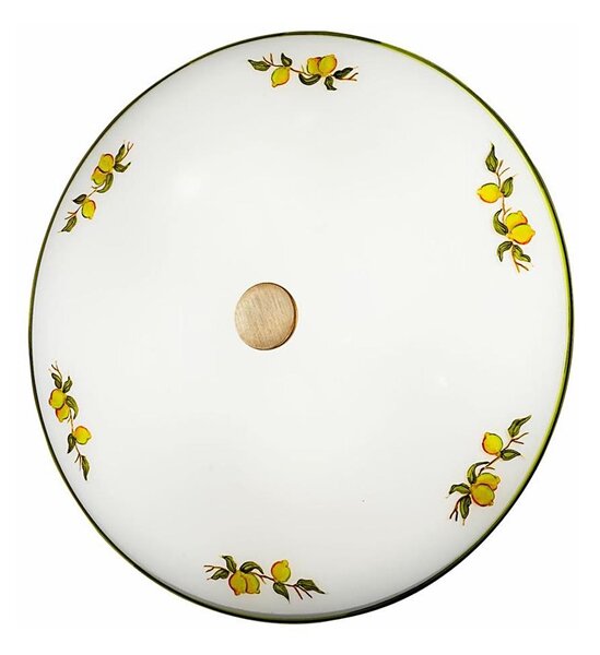 Kolarz 731.U13.4.116 - Plafoniera NONNA 3xE27/60W/230V diametro 42 cm limoni