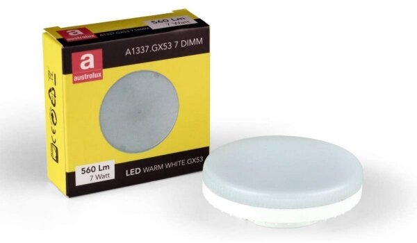 Kolarz A1344.10R.Ag - Plafoniera LED dimmerabile CLICK LED-GX53/7W/230V