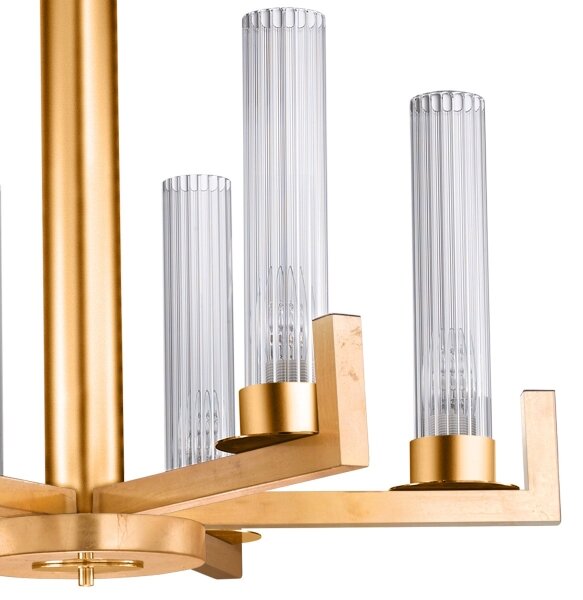 Kolarz 6009.80630 - Lampadario su catena RAGGIO 6xE14/25W/230V 24K oro