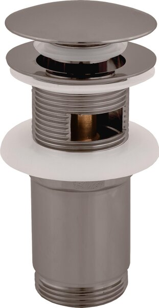 Slezák-RAV: Scarico lavabo CLICK-CLACK 5/4 - GRIGIO METALLICO - lucido MD0484MGL