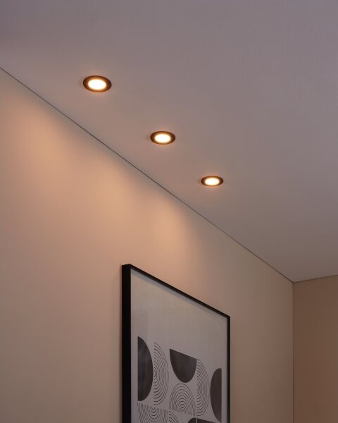 Eglo 31743 - Set di 3 lampade LED dimmerabili FUEVA-Z LED/2,8W/230V IP44 nero