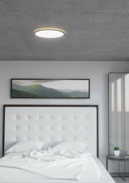 Eglo 31704-LED RGBW Plafoniera dimmerabile ROVITO-Z 1xLED/16,5W/230V pr.42cm nera