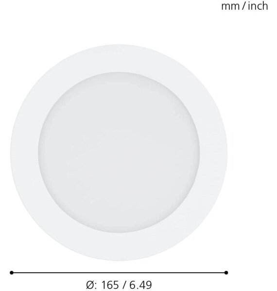Eglo 31742-LED Lampada da bagno dimmerabile FUEVA-Z LED/10,5W/230V IP44 bianco