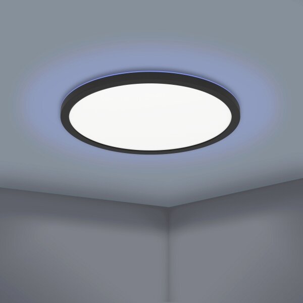 Eglo 900091 - LED RGBW Plafoniera dimmerabile ROVITO-Z LED/14,6W/230V nero