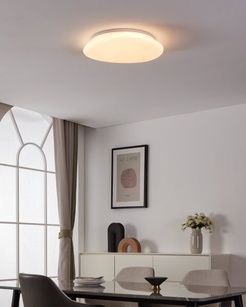 Eglo 900128 - Plafoniera LED RGBW dimmerabile SILERAS-Z LED/21,6W/230V