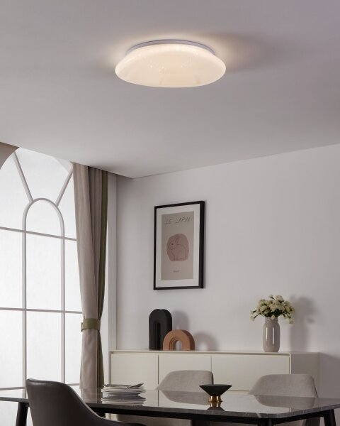 Eglo 900128 - Plafoniera LED RGBW dimmerabile SILERAS-Z LED/21,6W/230V