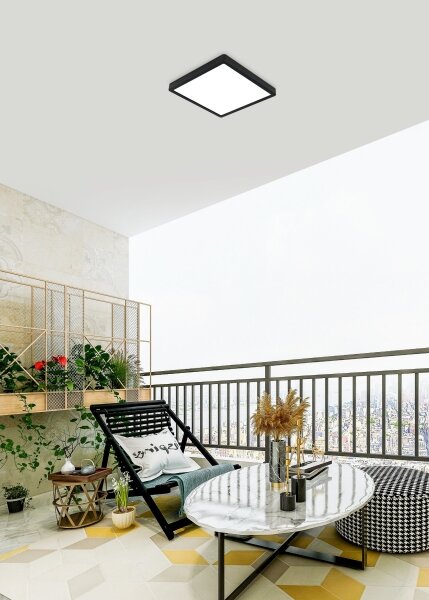 Eglo 900281 - LED Plafoniera da esterno ARGOLIS LED/20,5W/230V IP44 nero