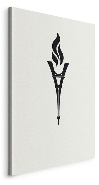 Quadro - Torch Shaped Like an Inverted Eiffel Tower
