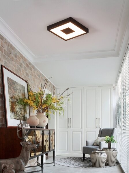 Eglo 900283 - LED Plafoniera da esterno IPHIAS LED/17W/230V IP44 nero