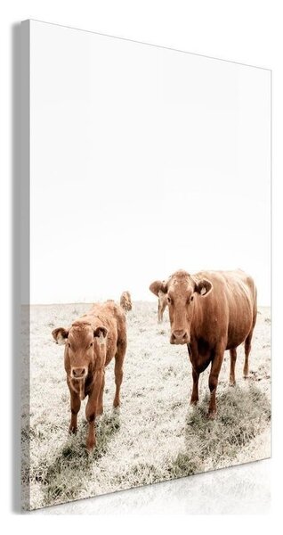 Quadro - Mother and Calf (1 Part) Vertical
