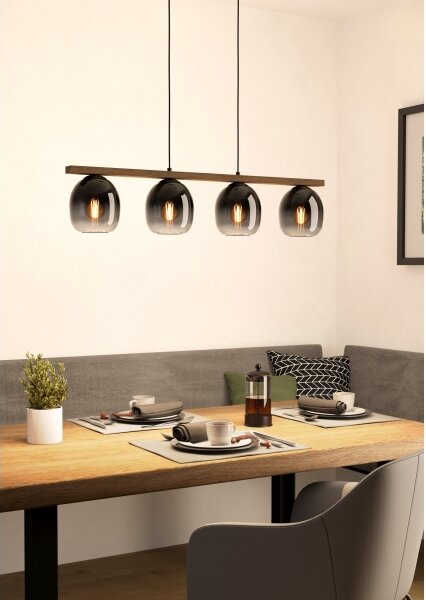 Eglo 900186 - Lampadario a sospensione con filo FILAGO 4xE27/40W/230V