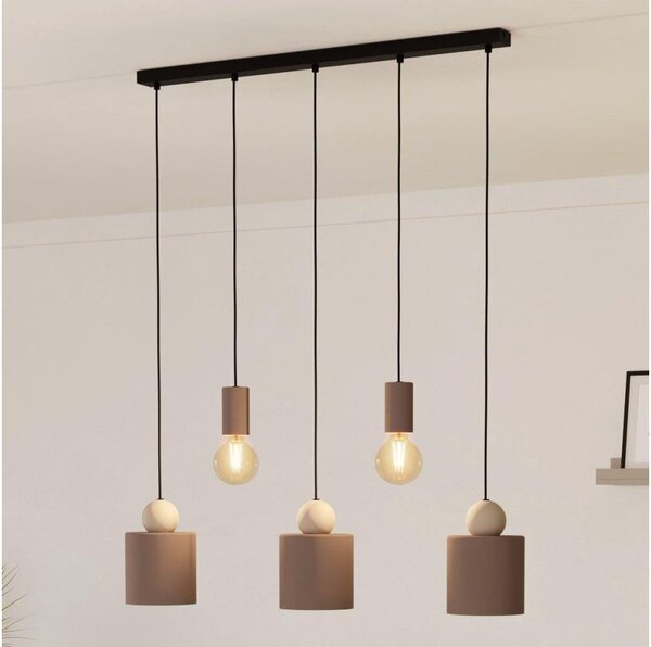Eglo 900346 - Lampadario a sospensione con filo GAZZOLA 5xE27/40W/230V