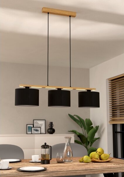 Eglo 900313 - Lampadario a sospensione con filo CASTRALVO 3xE27/40W/230V