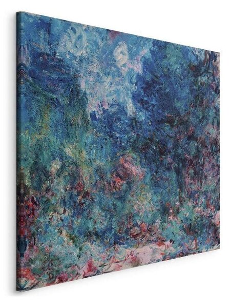 Quadro - La maison de lartiste vue du jardin aux roses (Claude Monet)