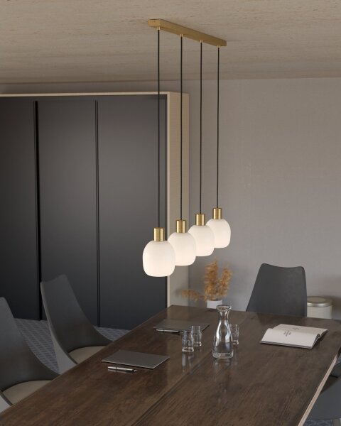 Eglo 900306 - Lampadario a sospensione con filo MANZANARES 4xE27/40W/230V