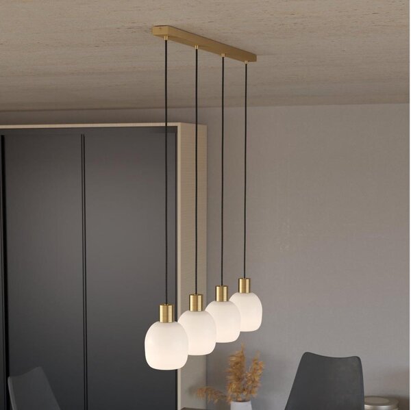 Eglo 900306 - Lampadario a sospensione con filo MANZANARES 4xE27/40W/230V