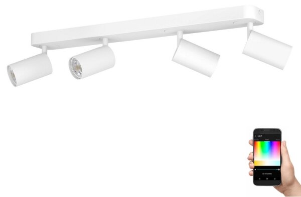 Eglo 900339 - Faretto LED RGBW Dimmerabile TELIMBELA-Z 4xGU10/4,9W/230V
