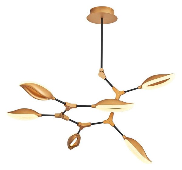 Lampadario LED su asta ASTI 6xLED/7W/230V 3000K dorato