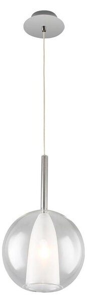 Lampadario a sospensione con cavo MUSCAT 1xE14/40W/230V trasparente