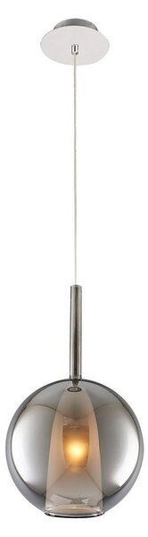 Lampadario a sospensione con cavo MUSCAT 1xE14/40W/230V fumé