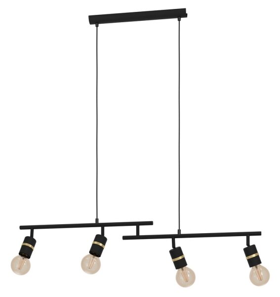 Eglo 900177 - Lampadario a sospensione con filo LURONE 4xE27/10W/230V