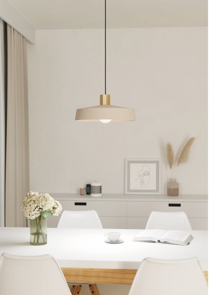 Eglo 900429 - Lampadario a sospensione con filo VALDIOLA 1xE27/40W/230V