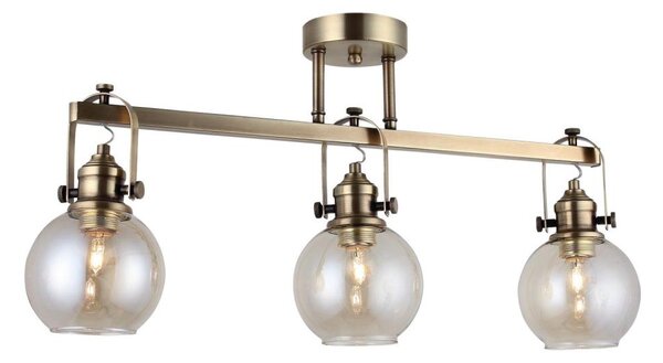 Plafoniera POLINO 3xE27/40W/230V, finitura bronzo