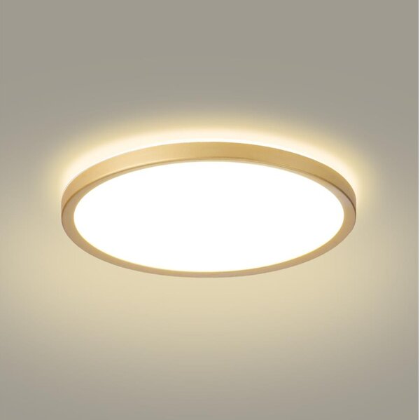 Brilagi - Lampada da bagno ULTRA SLIM LED/24W/230V diam. 42 cm dorata IP54