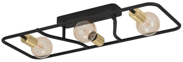 Eglo 900367 - Plafoniera MESSINARO 3xE27/40W/230V