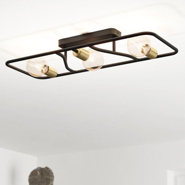 Eglo 900367 - Plafoniera MESSINARO 3xE27/40W/230V