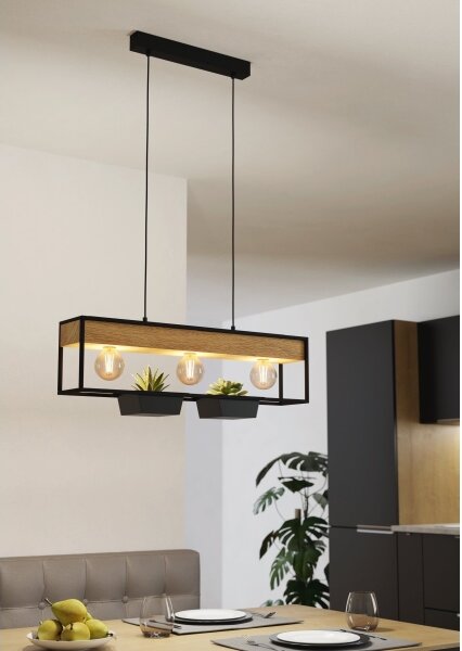 Eglo 900349 - Lampadario a sospensione con filo LIBERTAD 3xE27/40W/230V