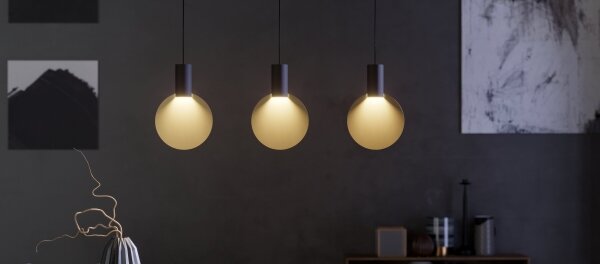 Eglo 900402 - Lampadario LED a sospensione con filo SARONA 3xGU10/4,5W/230V 3000K