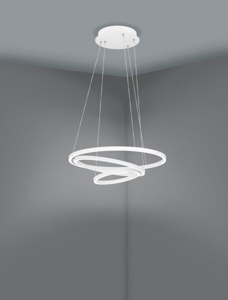 Eglo 900478 - Lampadario LED dimmerabile su filo LOBINERO-Z LED/43,2W/230V bianco