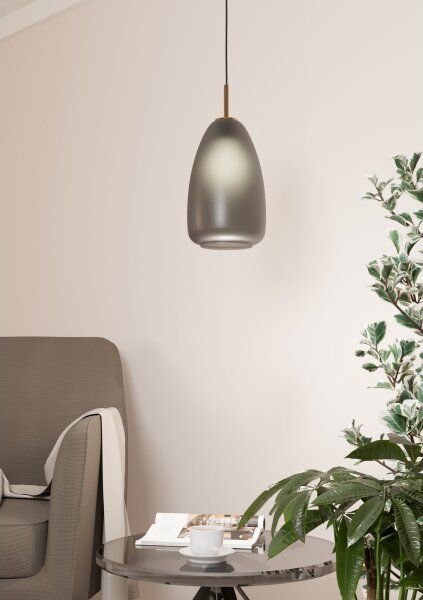 Eglo 900506 - Lampadario a sospensione con filo ALOBRASE 1xE27/40W/230V
