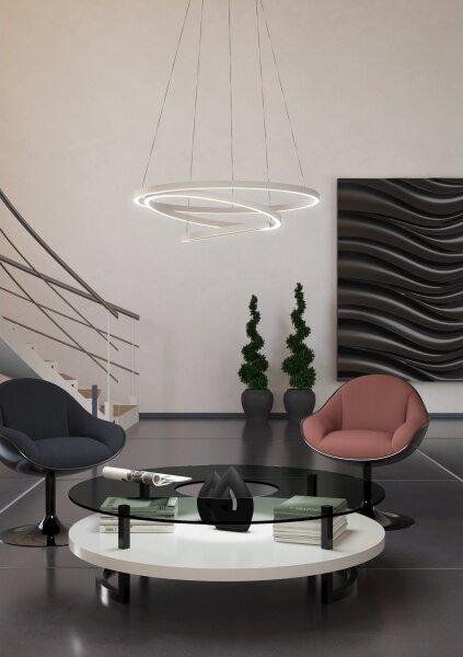 Eglo 900478 - Lampadario LED dimmerabile su filo LOBINERO-Z LED/43,2W/230V bianco