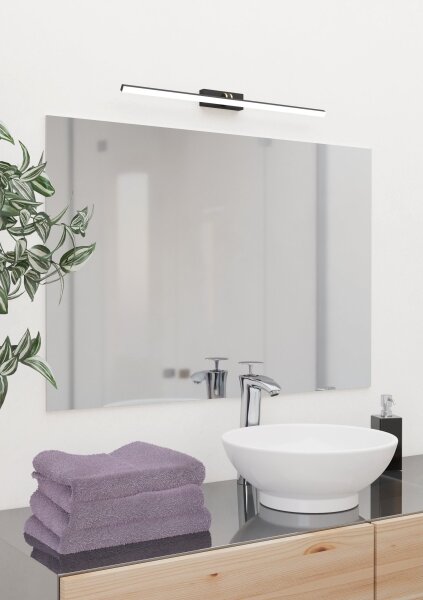 Eglo 900475 - Illuminazione LED per specchio bagno VERDELLO LED/5W/230V IP44 nero