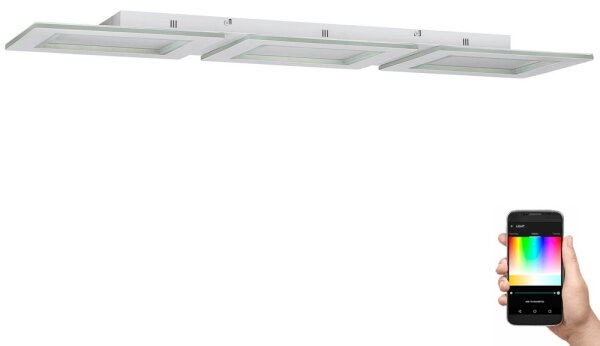 Eglo 900482 - Plafoniera LED RGBW Dimmerabile PADROGIANO-Z LED/42,5W/230V