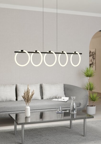 Eglo 900563 - Lampadario LED a sospensione con filo CARANACOA 5xLED/7W/230V