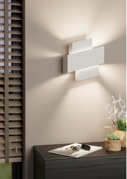 Eglo 900525 - Applique TIMPAROSSA 1xE27/40W/230V bianco