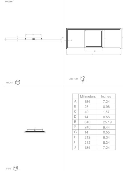 Eglo 900566 - Plafoniera LED RGBW Dimmerabile CALAGRANO-Z LED/21W/230V