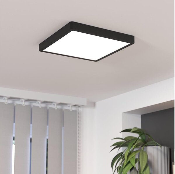 Eglo 900588 - Plafoniera LED dimmerabile FUEVA LED/20,5W/230V nera