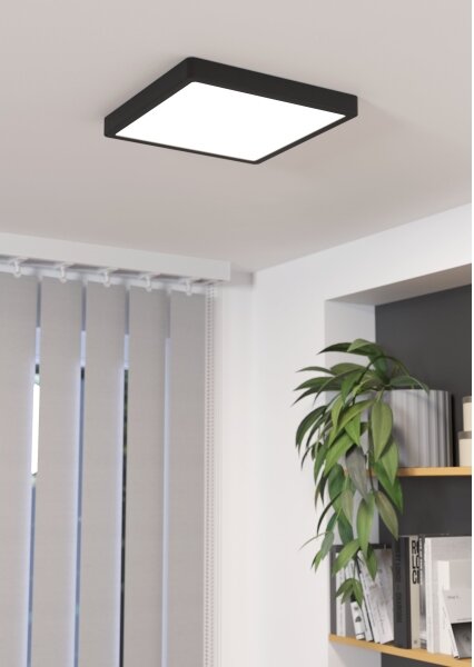 Eglo 900588 - Plafoniera LED dimmerabile FUEVA LED/20,5W/230V nera