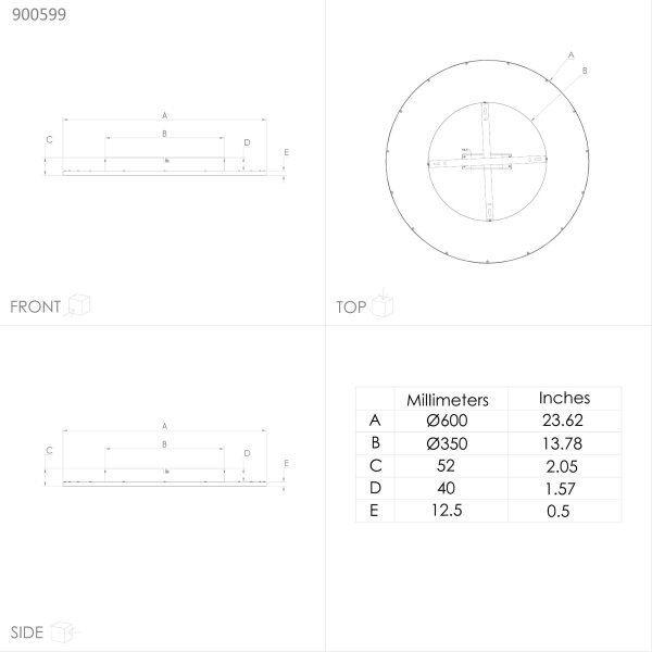 Eglo 900599 - Plafoniera LED Dimmerabile LANCIANO LED/35W/230V + tc